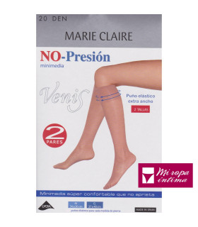 NO-PRESIÒN Minimedias Puño Elástico Extra Ancho Marie Claire 2519
