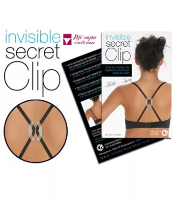 Set 3  Clip Tirantes Sujetador Invisible Creaciones Mariola