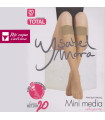 Mini Media 20DEN Relajante Pack-2Pares Ysabel Mora linea activa 20 ref.15122