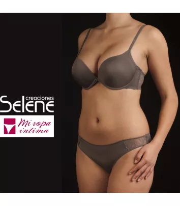 DOBLE PUSH UP Con AROS y RELLENO Sujetador de CREACIONES SELENE mod JUDITH-B ref:  170