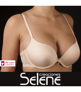 DOBLE PUSH UP Con AROS y RELLENO Sujetador de CREACIONES SELENE mod JUDITH-B ref:  170