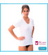 Camiseta manga corta cuello pico mujer 8300 LARA