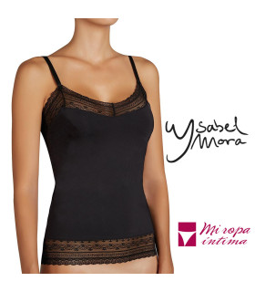 CAMISETA ROMANCE TIRANTES FINO YSABEL MORA ref: 19144