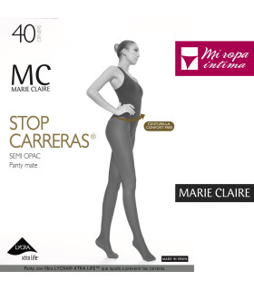 PANTY MARIE CLAIRE STOP CARRERAS DE 40DEN MATE