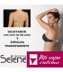 SUJETADOR CON ESPALDA INVISIBLE Y SIN TIRANTES  DE COPA-C DE SELENE MODELO MAGDALENA  REF: 183