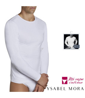 CAMISETA DE MANGA LARGA DE ALGODON PARA HOMBRE DE YSABEL MORA REF: 20106       