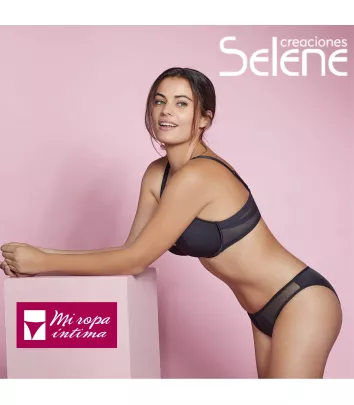 SUJETADOR CON ARO Y CON CASCO COPA-B DE SELENE MOD: VICTORIA
