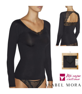 CAMISETA MANGA LARGA FANTASÍA MUJER DE YSABEL MORA REF: 19185