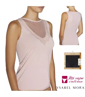 CAMISETA SIN MANGA FANTASÍA MUJER DE YSABEL MORA REF: 19186
