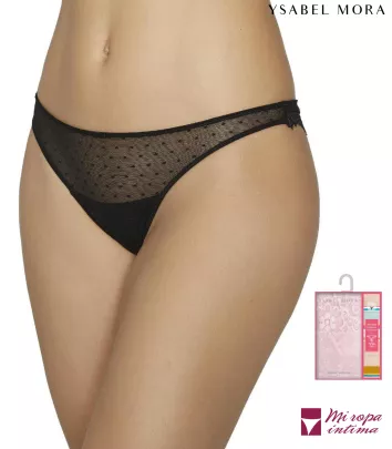 TANGA FANTASIA ENCAJE DE YSABEL MORA REF: 19220