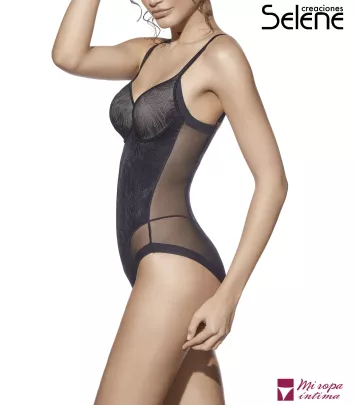 BODY CON ARO Y CASCO COPA-C SELENE VIOLETA REF: 340