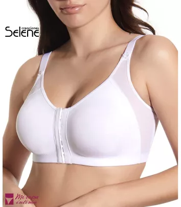 APERTURA DELANTERA SIN AROS Y SIN RELLENO SUJETADOR COPA C CREACIONES SELENE MOD. BELEN REF.351