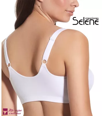 APERTURA DELANTERA SIN AROS Y SIN RELLENO SUJETADOR COPA C CREACIONES SELENE MOD. BELEN REF.351