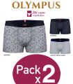 PACK-2 BOXER ALGODÓN DE HOMBRE OLYMPUS REF: 1575