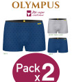 PACK-2 BOXER ALGODÓN HOMBRE DE OLYMPUS REF: 1592