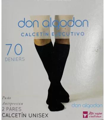 Pack-2 Pares de Calcetin Ejecutivos de Don Algodón Ref: 580