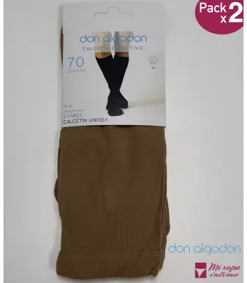 Pack-2 Pares de Calcetin Ejecutivos de Don Algodón Ref: 580